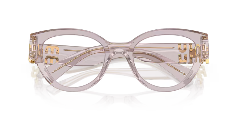 Miu Miu 0MU 01VV 12W1O1 - Transparent Mauve