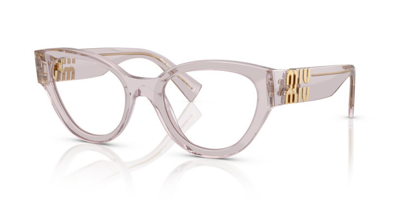 Miu Miu 0MU 01VV 12W1O1 - Transparent Mauve