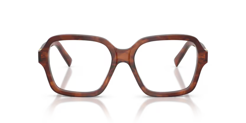 Miu Miu 0MU 03YV 26E1O1 - Striped Tobacco