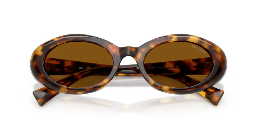 Miu Miu 0MU B09S - Honey Havana / Dark Bronze