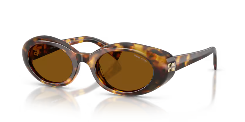 Miu Miu 0MU B09S - Honey Havana / Dark Bronze